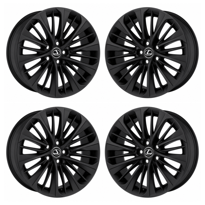 Lexus LS500 Exchange Wheels Set of 4-Exchange Rims Set of 4 Satin Black 74370