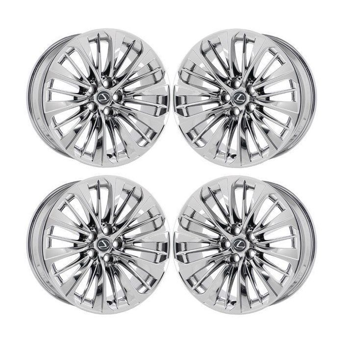 Lexus LS500 Wheel Rim PVD Bright Chrome 74370 Stock Factory OEM Replacement