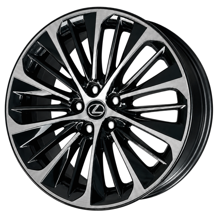 Lexus LS500 Wheel Rim Machined Black 74370 Stock Factory OEM Replacement