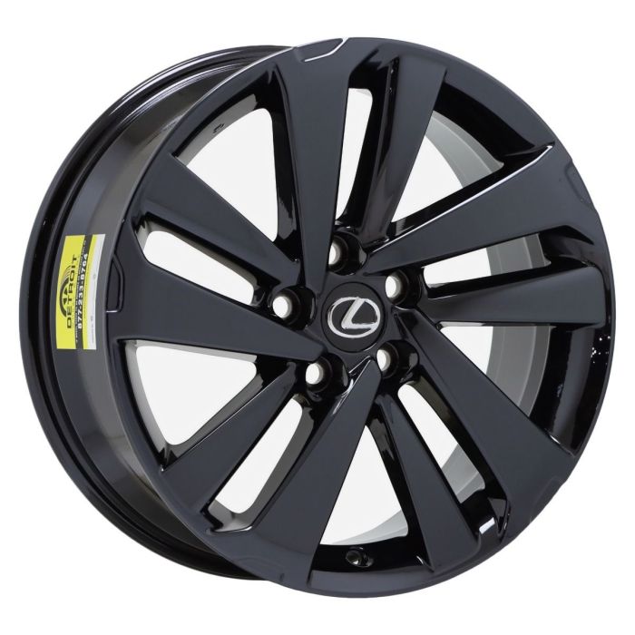 Lexus NX300 Wheel Rim PVD Black Chrome 74372 Stock Factory OEM Replacement