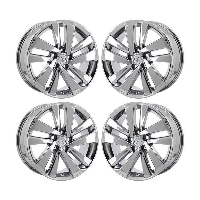 Lexus NX300 Wheel Rim PVD Bright Chrome 74372 Stock Factory OEM Replacement