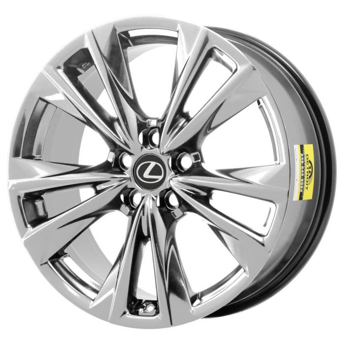 Lexus ES250 Wheel Rim PVD Bright Chrome 74377 Stock Factory OEM Replacement
