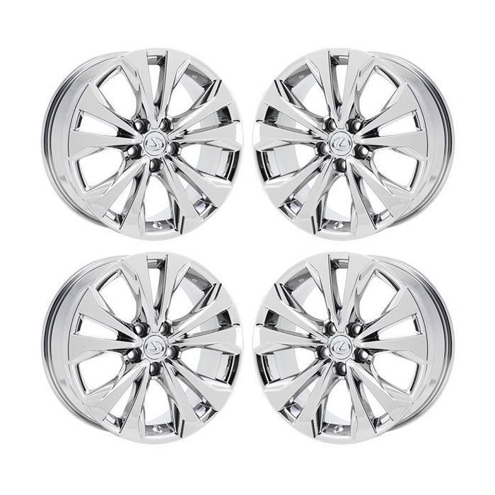 Lexus Ux200 Wheel Rim PVD Bright Chrome 74387 Stock Factory OEM Replacement