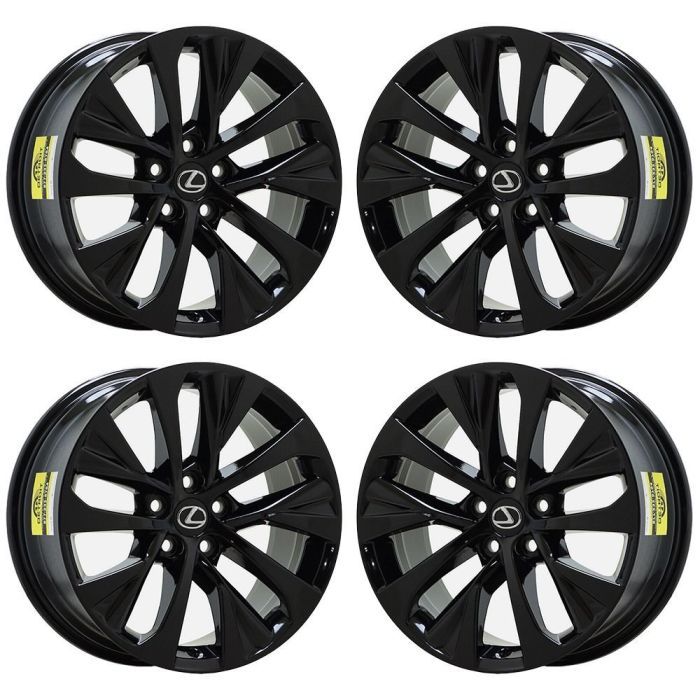 Lexus RX350 Exchange Wheels Set of 4-Exchange Rims Set of 4 Gloss Black 74392