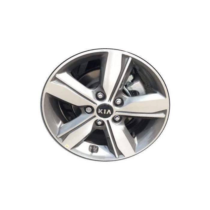 Kia Forte Wheel Rim Machined Grey 74535 Stock Factory OEM Replacement