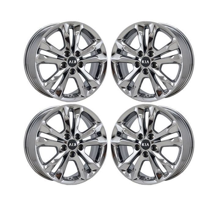 Kia Optima Wheel Rim PVD Bright Chrome 74638 Stock Factory OEM Replacement