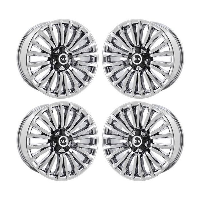 Kia Cadenza Wheel Rim PVD Bright Chrome 74676 Stock Factory OEM Replacement