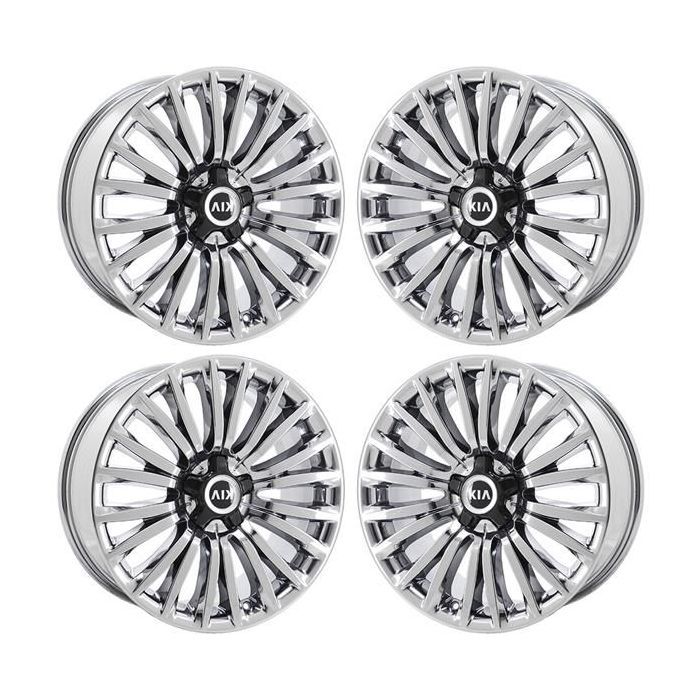 Kia Cadenza Wheel Rim PVD Bright Chrome 74676 Stock Factory OEM Replacement
