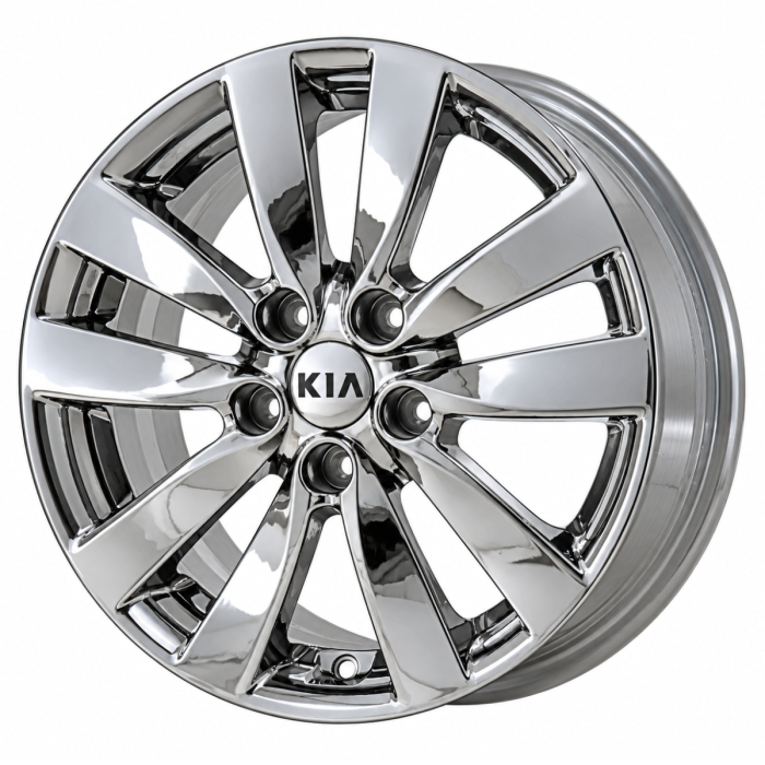 Kia Forte Wheel Rim PVD Bright Chrome 74677 Stock Factory OEM Replacement