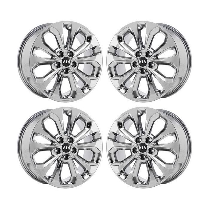 Kia Sorento Wheel Rim PVD Bright Chrome 74686 Stock Factory OEM Replacement