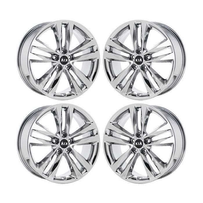Kia Sorento Wheel Rim PVD Bright Chrome 74688 Stock Factory OEM Replacement