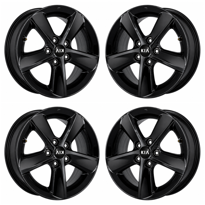 Kia Optima Outright Wheels Set of 4-Outright Rims Set of 4 Gloss Black 74689