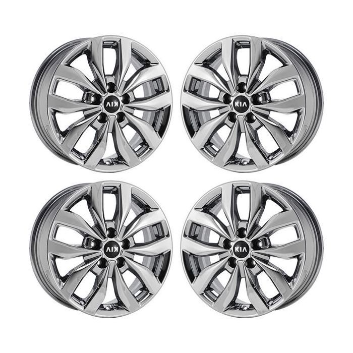 Kia Optima Wheel Rim PVD Bright Chrome 74690 Stock Factory OEM Replacement