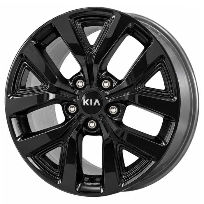 Kia Sportage Wheel Rim Gloss Black 74696 Stock Factory OEM Replacement