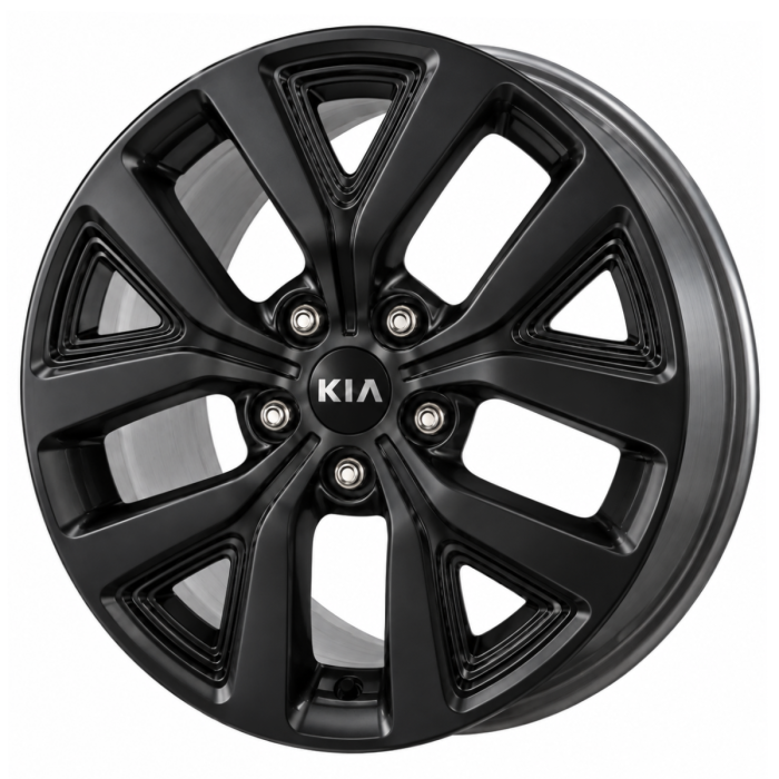 Kia Sportage Wheel Rim Satin Black 74696 Stock Factory OEM Replacement