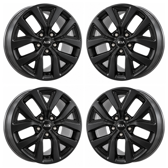 Kia Sportage Outright Wheels Set of 4-Outright Rims Set of 4 Satin Black 74696