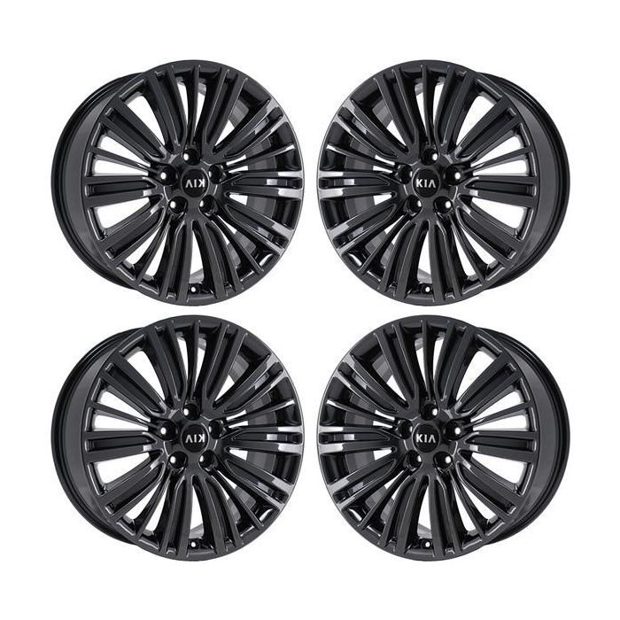 Kia Cadenza Wheel Rim PVD Black Chrome 74703 Stock Factory OEM Replacement