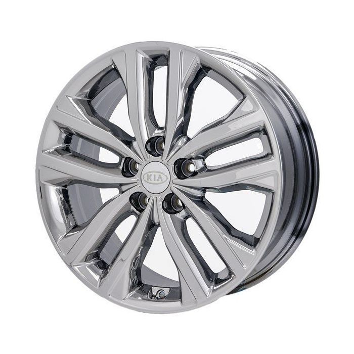 Kia Optima Wheel Rim PVD Bright Chrome 74707 Stock Factory OEM Replacement