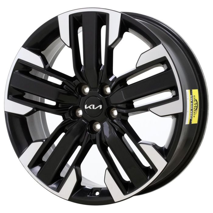 Kia Telluride Wheel Rim Machined Black 74725 Stock Factory OEM Replacement