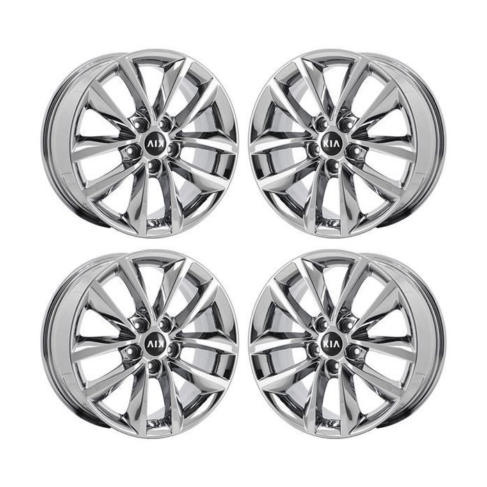 Kia Sorento Wheel Rim PVD Bright Chrome 74735 Stock Factory OEM Replacement