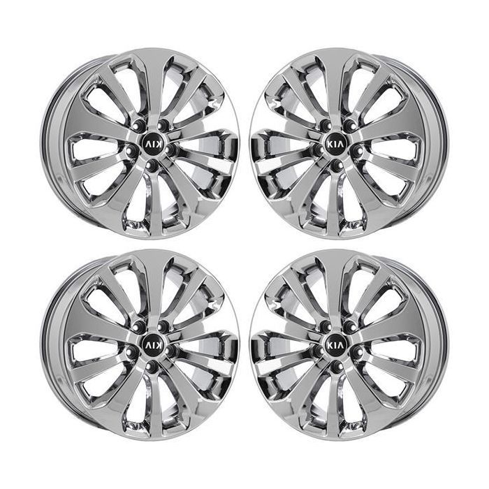 Kia Sorento Wheel Rim PVD Bright Chrome 74736 Stock Factory OEM Replacement