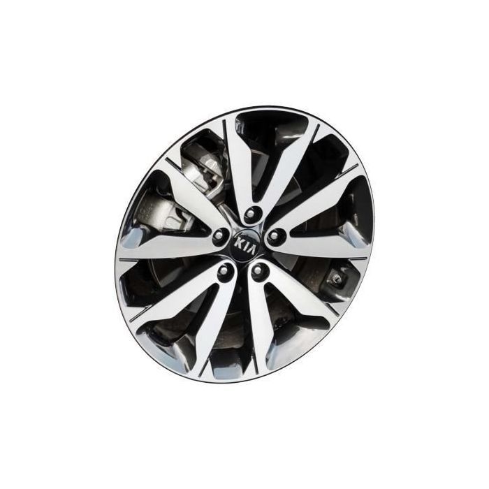 Kia Sportage Wheel Rim Machined Black 74749 Stock Factory OEM Replacement