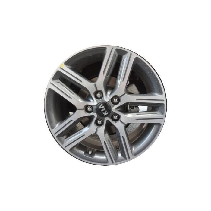 Kia Forte Wheel Rim Machined Grey 74780 Stock Factory OEM Replacement