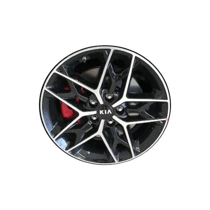 Kia Optima Wheel Rim Machined Black 74788 Stock Factory OEM Replacement