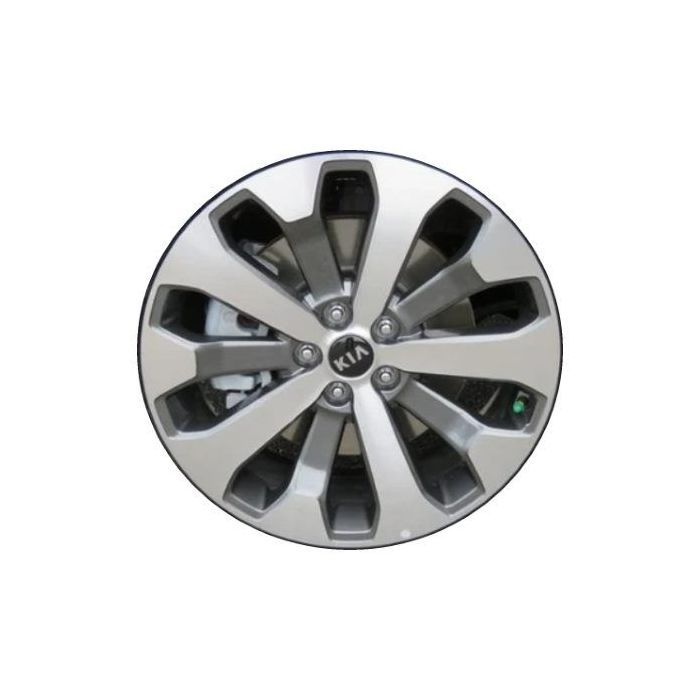 Kia Telluride Wheel Rim Machined Grey 74803 Stock Factory OEM Replacement