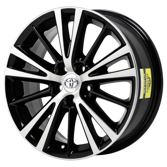 Toyota Corolla Wheel Rim Machined Black 75150 Stock Factory OEM Replacement