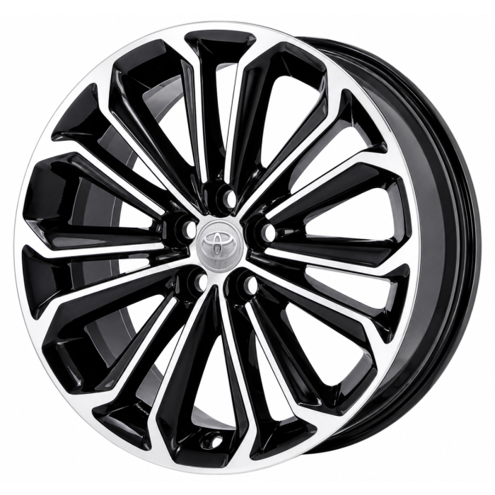 Toyota Corolla Wheel Rim Machined Black 75152 Stock Factory OEM Replacement