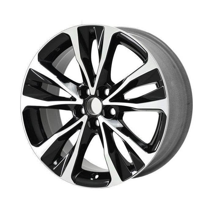 Toyota Corolla Wheel Rim Machined Black 75208 Stock Factory OEM Replacement