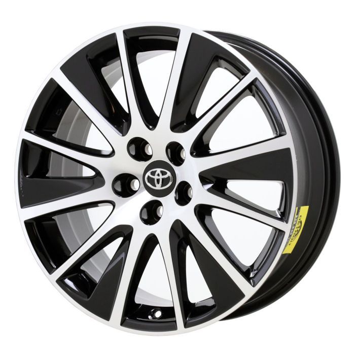 Toyota Highlander Wheel Rim Machined Black 75215 Stock Factory OEM Replacement