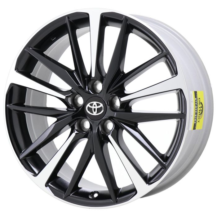 Toyota Camry Wheel Rim Machined Black 75222 Stock Factory OEM Replacement