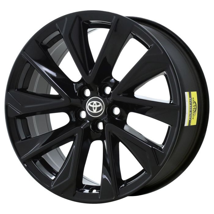 Toyota Corolla Wheel Rim Gloss Black 75236 Stock Factory OEM Replacement