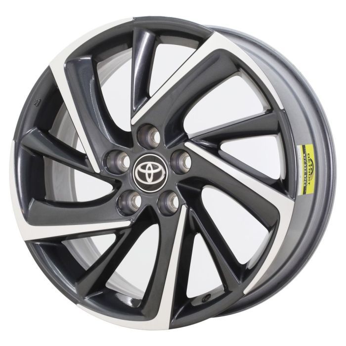 Toyota C-hr Wheel Rim Machined Grey 75249 Stock Factory OEM Replacement