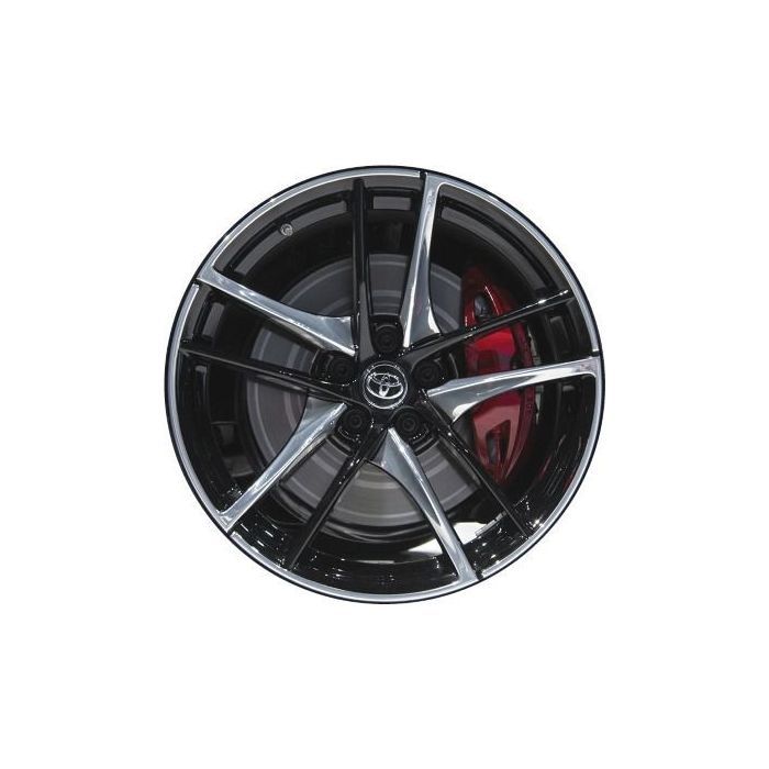 Toyota GR Supra Wheel Rim Polished Black 75257 (R) Stock Factory OEM Replacement
