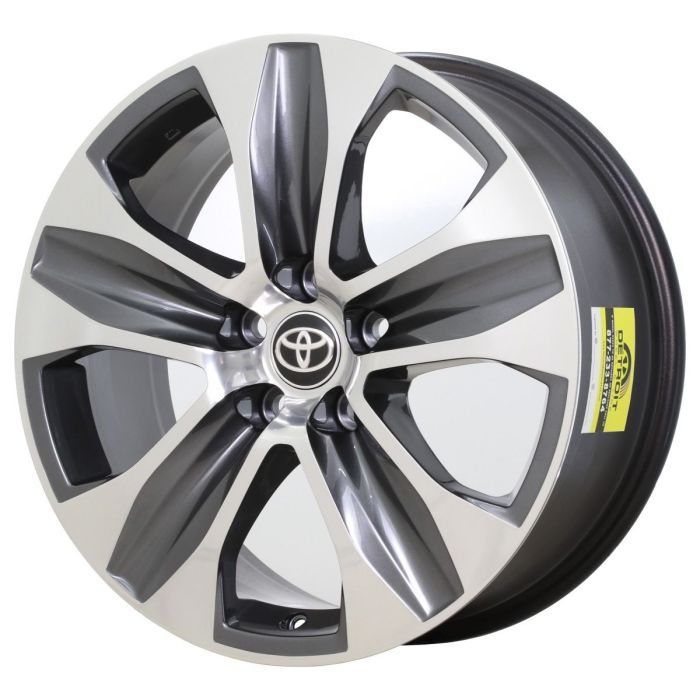 Toyota Highlander Wheel Rim Machined Grey 75264 Stock Factory OEM Replacement