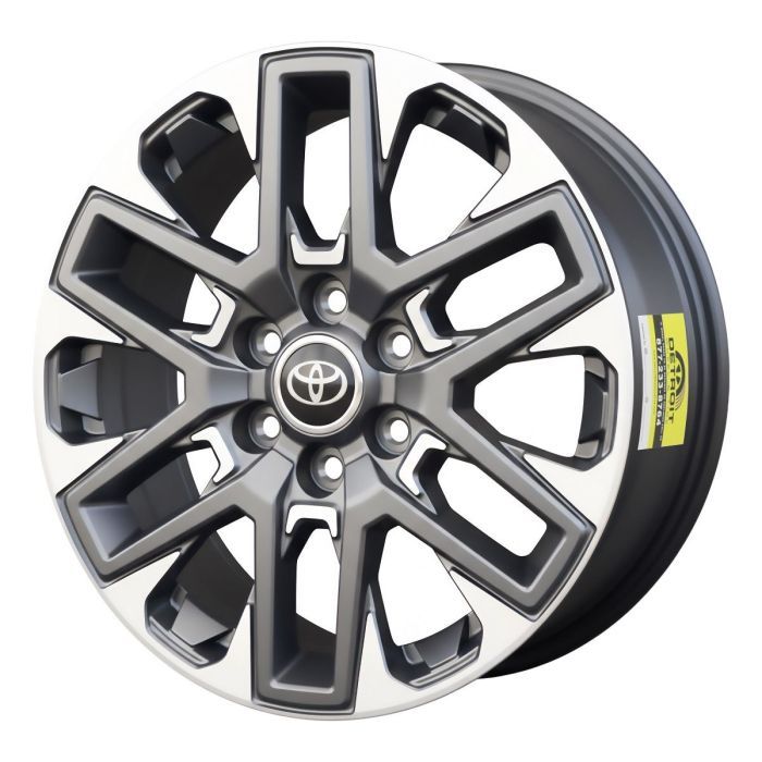 Toyota Sequoia Wheel Rim Polished Grey 75276 Stock Factory OEM Replacement