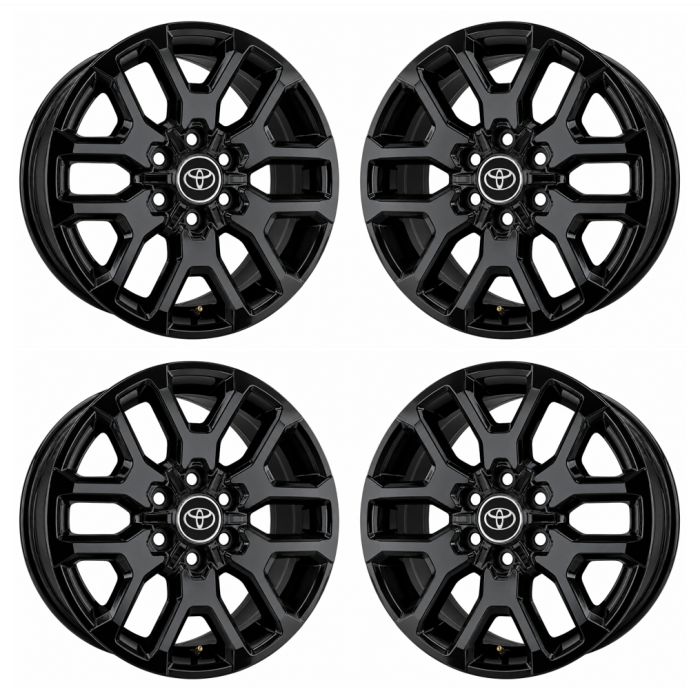 Toyota Tundra Exchange Wheels Set of 4-Exchange Rims Set of 4 Gloss Black 75277