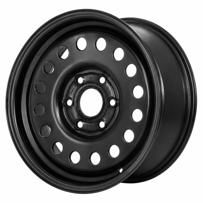 GMC Savana Wheel Rim Satin Black Steel 8072A Stock Factory OEM Replacement