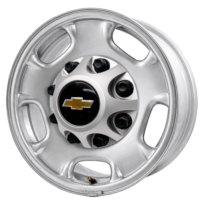Chevrolet Silverado 2500 Wheel Rim Silver Steel 8095 Stock Factory OEM Replacement