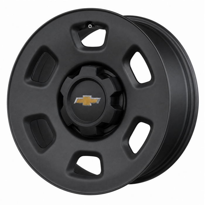 Chevrolet Colorado Wheel Rim Satin Black Steel 8109 Stock Factory OEM Replacement