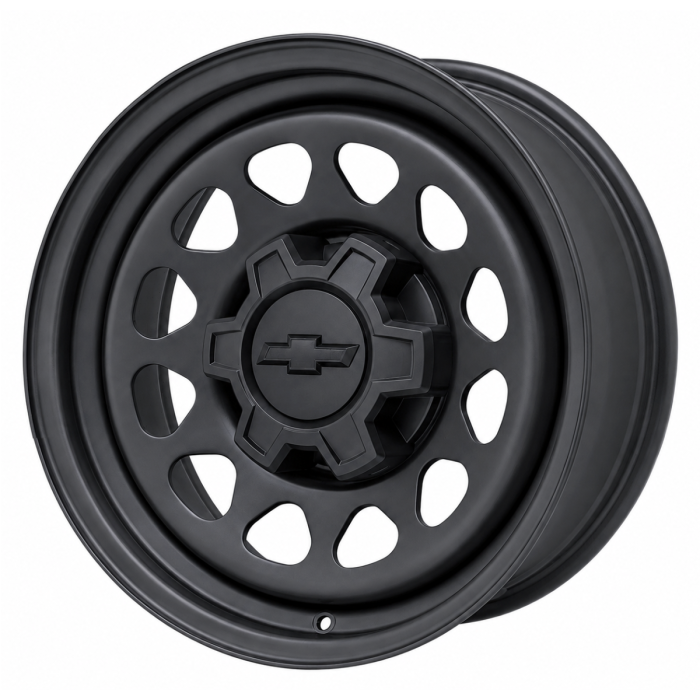 Chevrolet Silverado 1500 Wheel Rim Satin Black Steel 8130 Stock Factory OEM Replacement