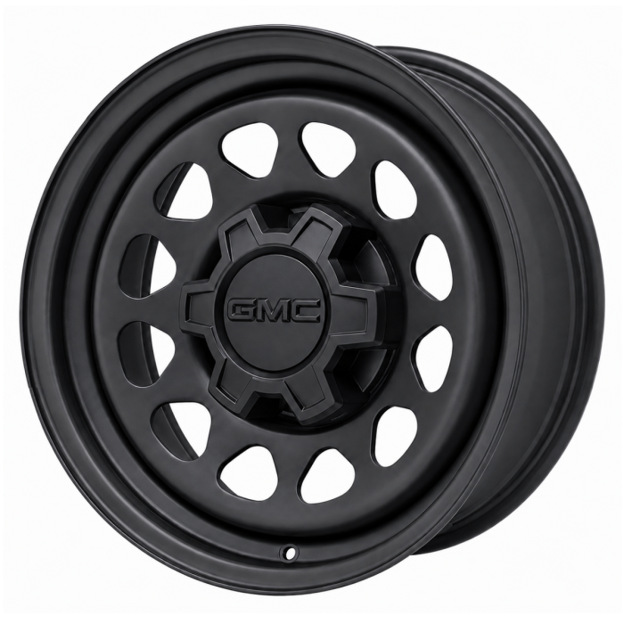 GMC Sierra 1500 Wheel Rim Satin Black Steel 8130A Stock Factory OEM Replacement