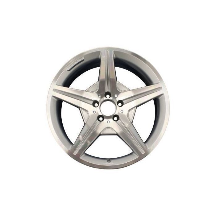 Mercedes-Benz SL550 Wheel Rim Machined Silver 85079 (R) Stock Factory OEM Replacement
