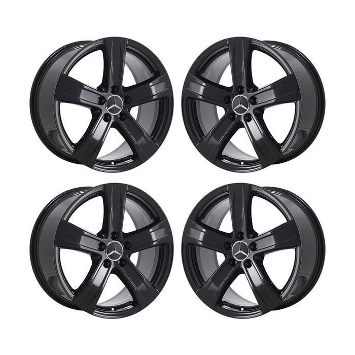 Mercedes-Benz CL550 Exchange Wheels Set of 4-Exchange Rims Set of 4 Gloss Black 85121