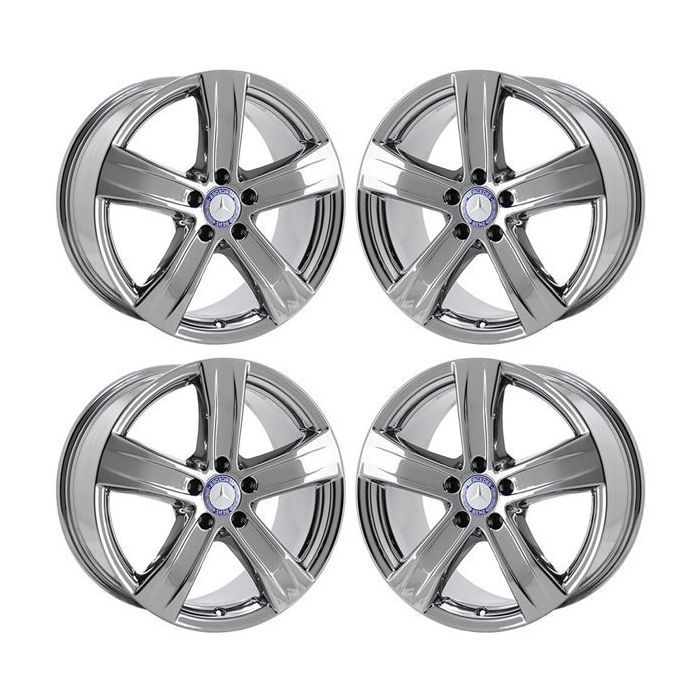 Mercedes-Benz CL550 Wheel Rim PVD Bright Chrome 85121 Stock Factory OEM Replacement