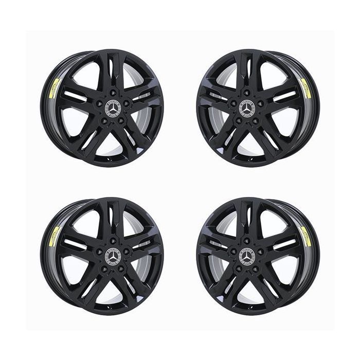Mercedes-Benz GL550 Exchange Wheels Set of 4-Exchange Rims Set of 4 Gloss Black 85154