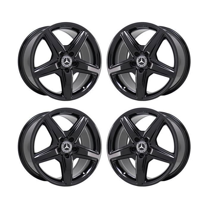 Mercedes-Benz CLS400 Exchange Wheels Set of 4-Exchange Rims Set of 4 Gloss Black 85230 (F)